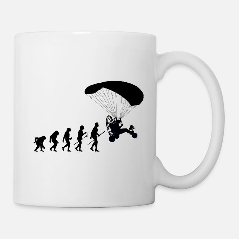 Trike-Gleitschirm Evolution Paragleiten mit Motor - Tasse - Weiß