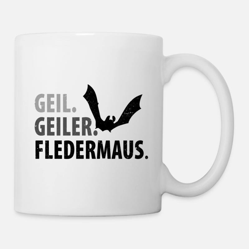 Fledermaus Fledermäuse - Tasse - Weiß