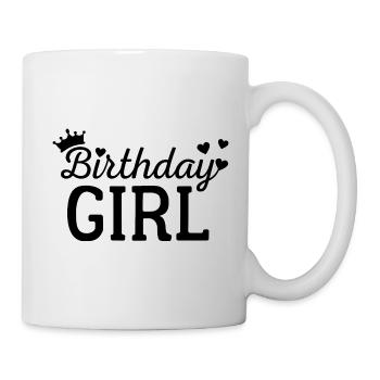 Birthday girl - Mug - white - Right