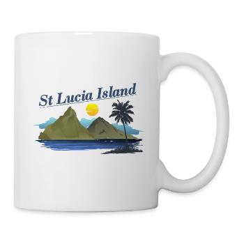 St. Lucia Island - Mug - white - Right