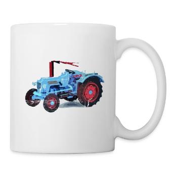 Tigre de chêne - Mug blanc - blanc - Droite