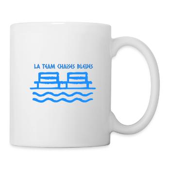 LA TEAM DES CHAISES BLEUES DE NICE COTE D'AZUR - Mug blanc - blanc - Droite