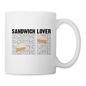 Sandwich Cheese Love Food Fast Food - Mug - white - Right