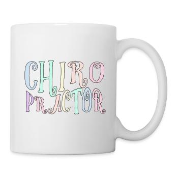 Chiropraticien Physiothérapeute Vintage I Cadeau - Mug blanc - blanc - Droite