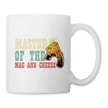 Maccaroni und Käse Food Vlogger Geschenk - Tasse - Weiß - Rechts