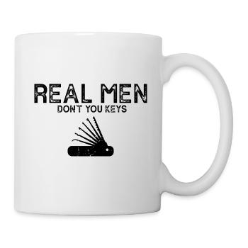 Men Schlosdienst Locking Technician Design - Mug - white - Right