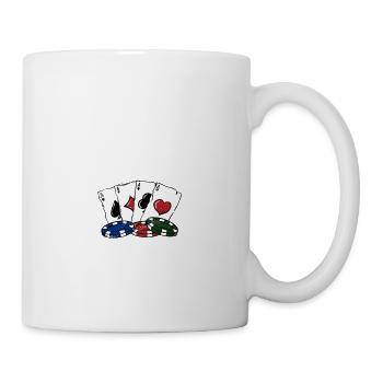 Silent Move Hefty Trove Gambler Stratégie de jeu - Mug blanc - blanc - Droite