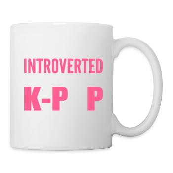 Ready to Discuss Introvert gift - Mug - white - Right