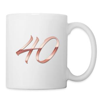 Rose gold 40 - Mug - white - Right