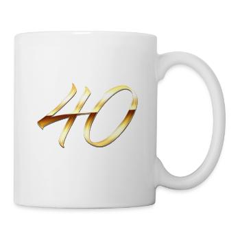 Or 40 - Mug blanc - blanc - Droite
