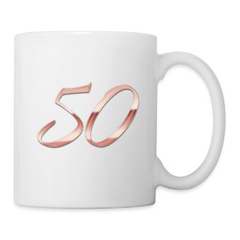 Rose gold 50 - Mug - white - Right