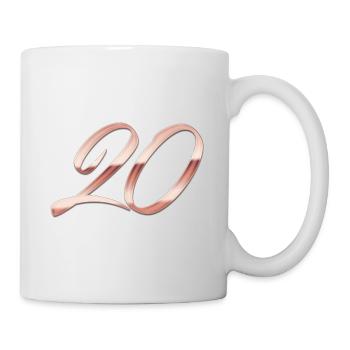 Rose gold 20 - Mug - white - Right