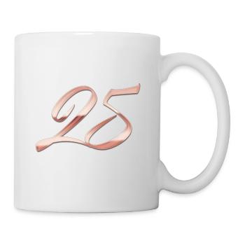 Rose gold 25 - Mug - white - Right