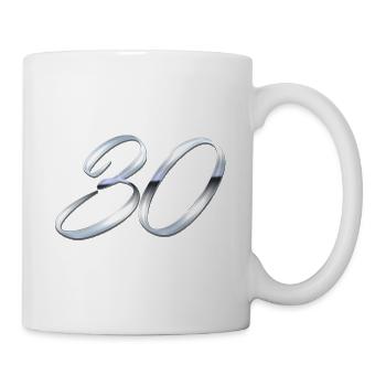 Argent 30 - Mug blanc - blanc - Droite