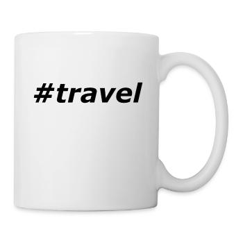 #travel - Mug blanc - blanc - Droite