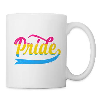 LGBT Rainbow Gay Pride Homo Lesbian Gay - Mug - white - Right