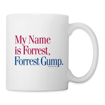Forrest Gump My Name Is Forrest Gump - Mug blanc - blanc - Droite