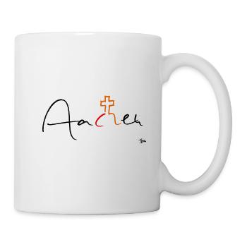 Aachen - Tasse - Weiß - Rechts