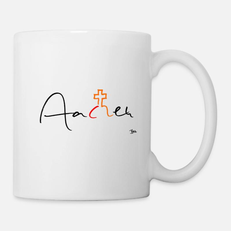 Aachen - Tasse - Weiß