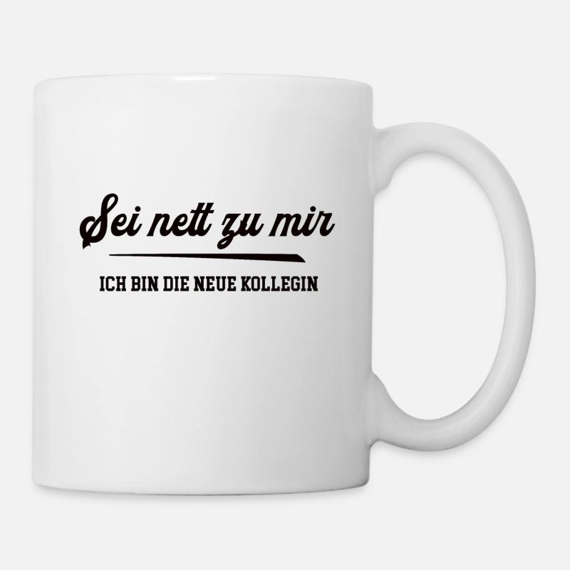 Neue Kollegin Arbeitskollegin Willkommen im Team - Tasse - Weiß
