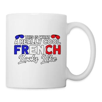 French Flag French Roots Gift - Mug - white - Right