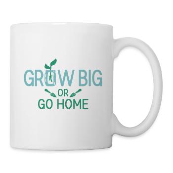 Landschaftsgärtner Hobbygärtner Gärtner - Tasse - Weiß - Rechts