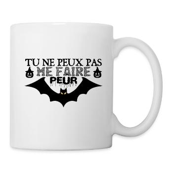Happy Halloween - pas peur - jour de Halloween - Mug blanc - blanc - Droite