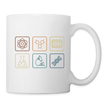 Chemielehrer Mikrobiologe Gift - Tasse - Weiß - Rechts