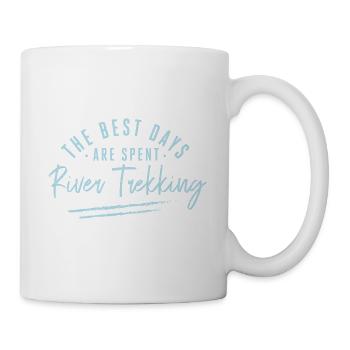 The Best Days Are Spent River Trekking Sayings - Mug - white - Right