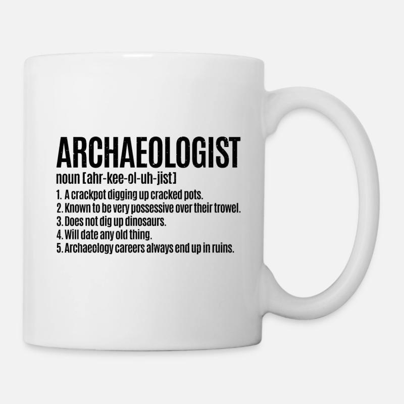 Archéologue-définition-égyptien - Mug blanc - blanc