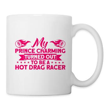 Rennwagen Drag Race Drag Racer Geschenk - Tasse - Weiß - Rechts