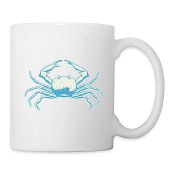 Krabbe - Tasse - Weiß - Rechts