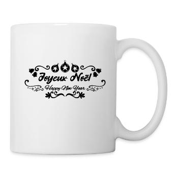 Joyeux noel. Bonne année. Cadeau de noël Christmas - Mug blanc - blanc - Droite