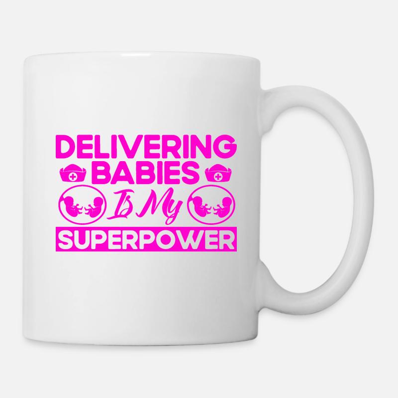 Obstétricien Obstétricien Doula Cadeau - Mug blanc - blanc