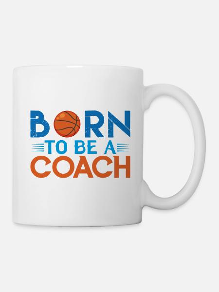 Coach Basketball | Cadeau coach Basketball Le Meil - Mug blanc - blanc