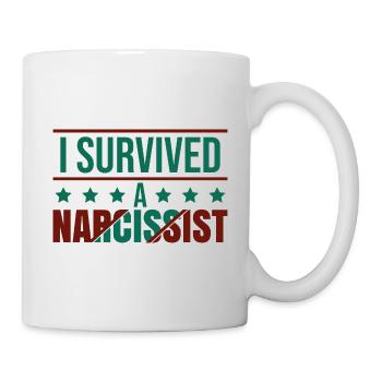I Survived A Narcissist - Mug - white - Right