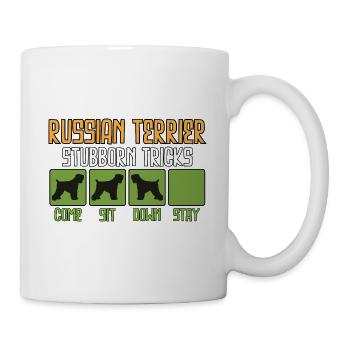 Black Russian Terrier Dictons drôles - Mug blanc - blanc - Droite