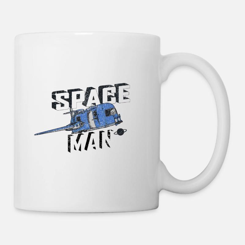 SPACE MAN IM VAN - Tasse - Weiß