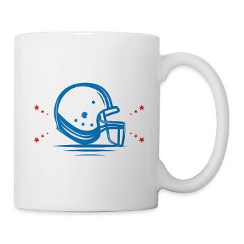 Joueur de football américain - Mug blanc - blanc - Droite
