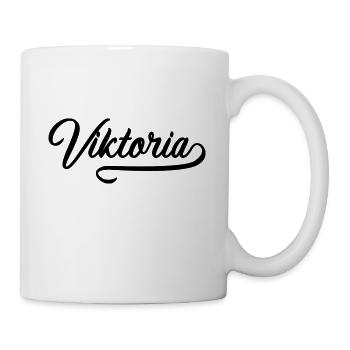 Vintage Viktoria - Tasse - Weiß - Rechts