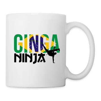 Ginga Capoeira für brasilianische Kampfsportarten - Tasse - Weiß - Rechts
