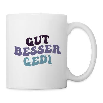 Gut Besser Gedi Taufged Firmgedi - Tasse - Weiß - Rechts