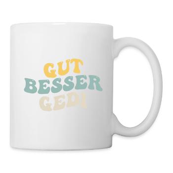 Gut Besser Gedi - Tasse - Weiß - Rechts