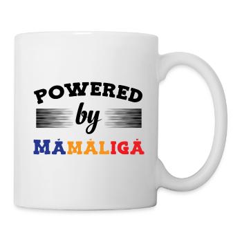 Propulsé par Mamaliga - Mug blanc - blanc - Droite
