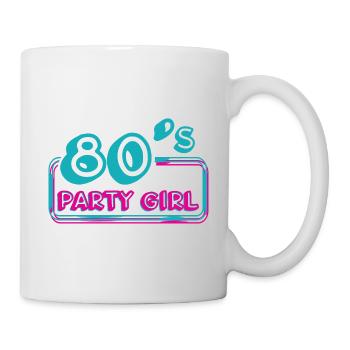 80'S PARTY GIRL - Tasse - Weiß - Rechts