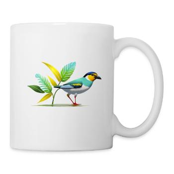 Vogel - Tasse - Weiß - Rechts