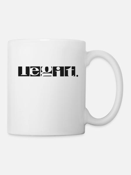 legit - Tasse - Weiß
