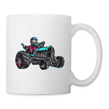 Tractor Tuning Racing Graffity Style - Mug - white - Right