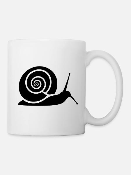 Escargot - Mug blanc - blanc