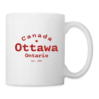 Ottawa - Kanada - Ontario - Tasse - Weiß - Rechts